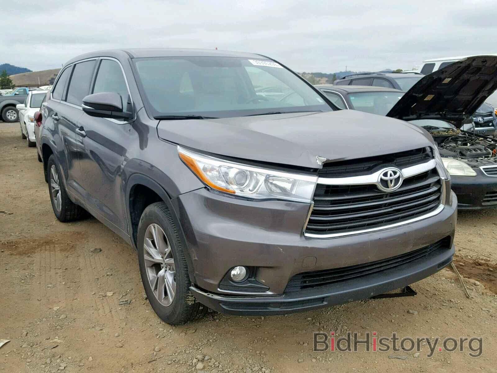 Photo 5TDZKRFH6GS186265 - TOYOTA HIGHLANDER 2016