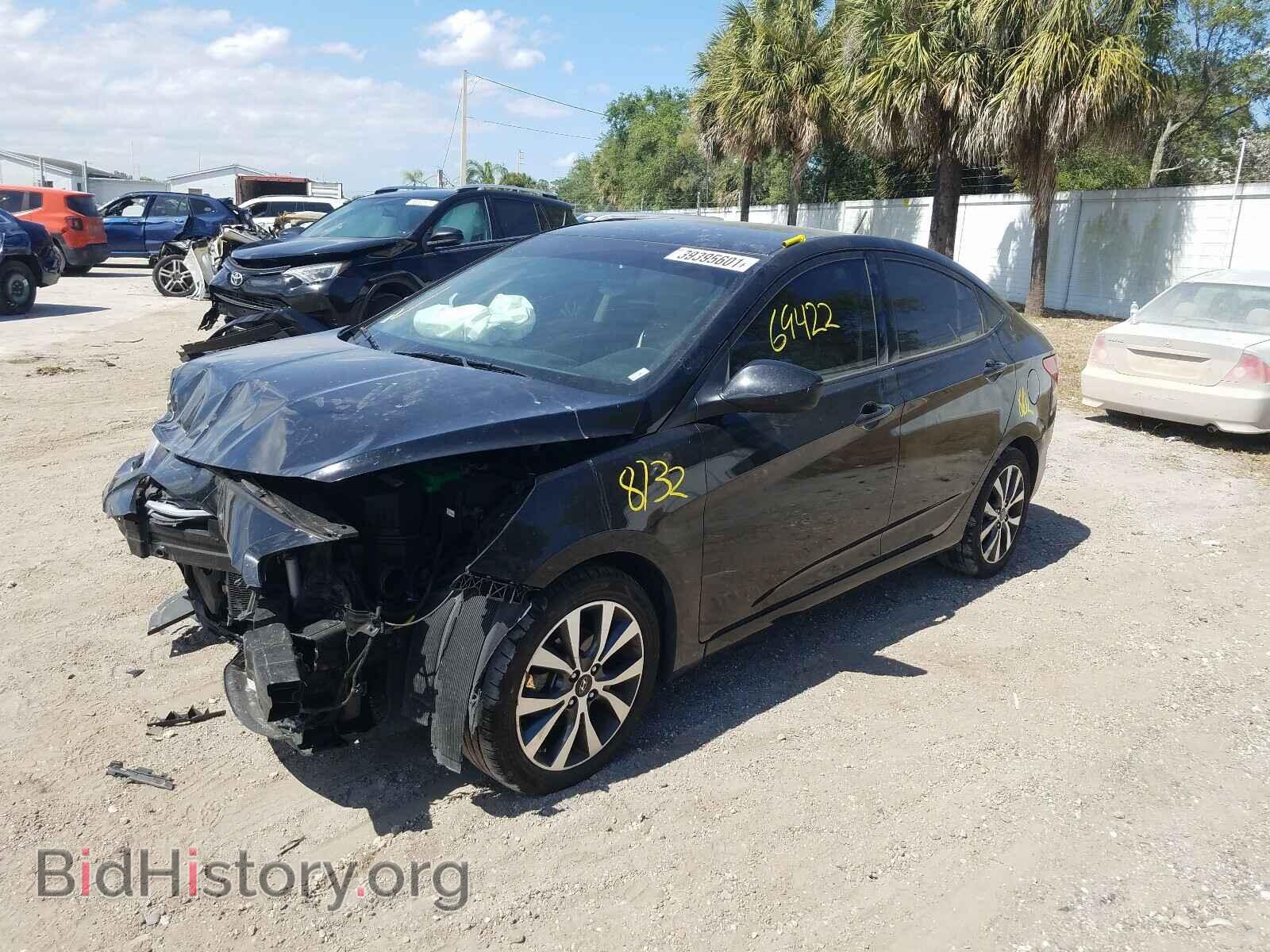 2017 HYUNDAI ACCENT - VIN: KMHCT4AE2HU348209 - Фото 2