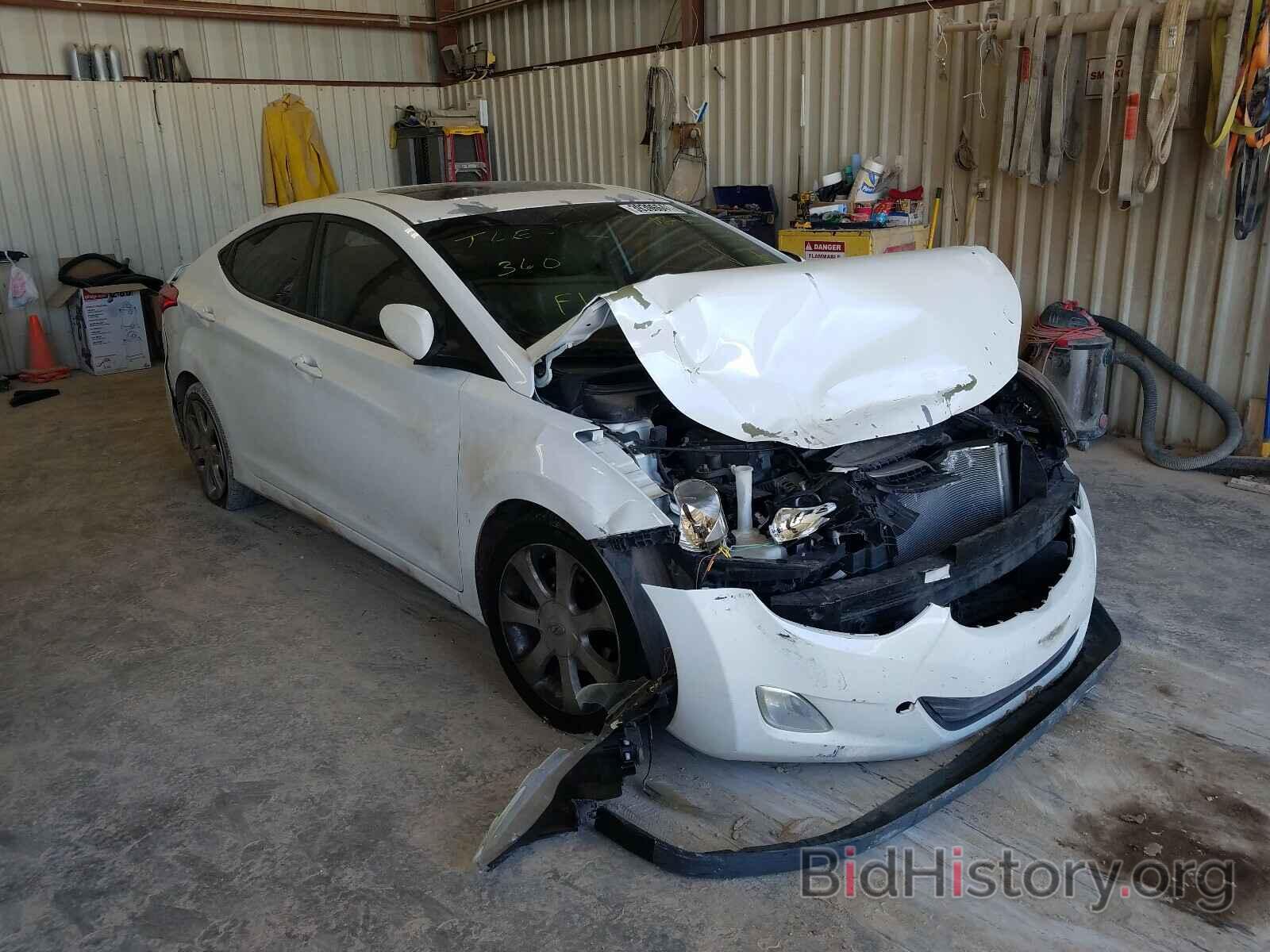 Photo 5NPDH4AE1CH101387 - HYUNDAI ELANTRA 2012