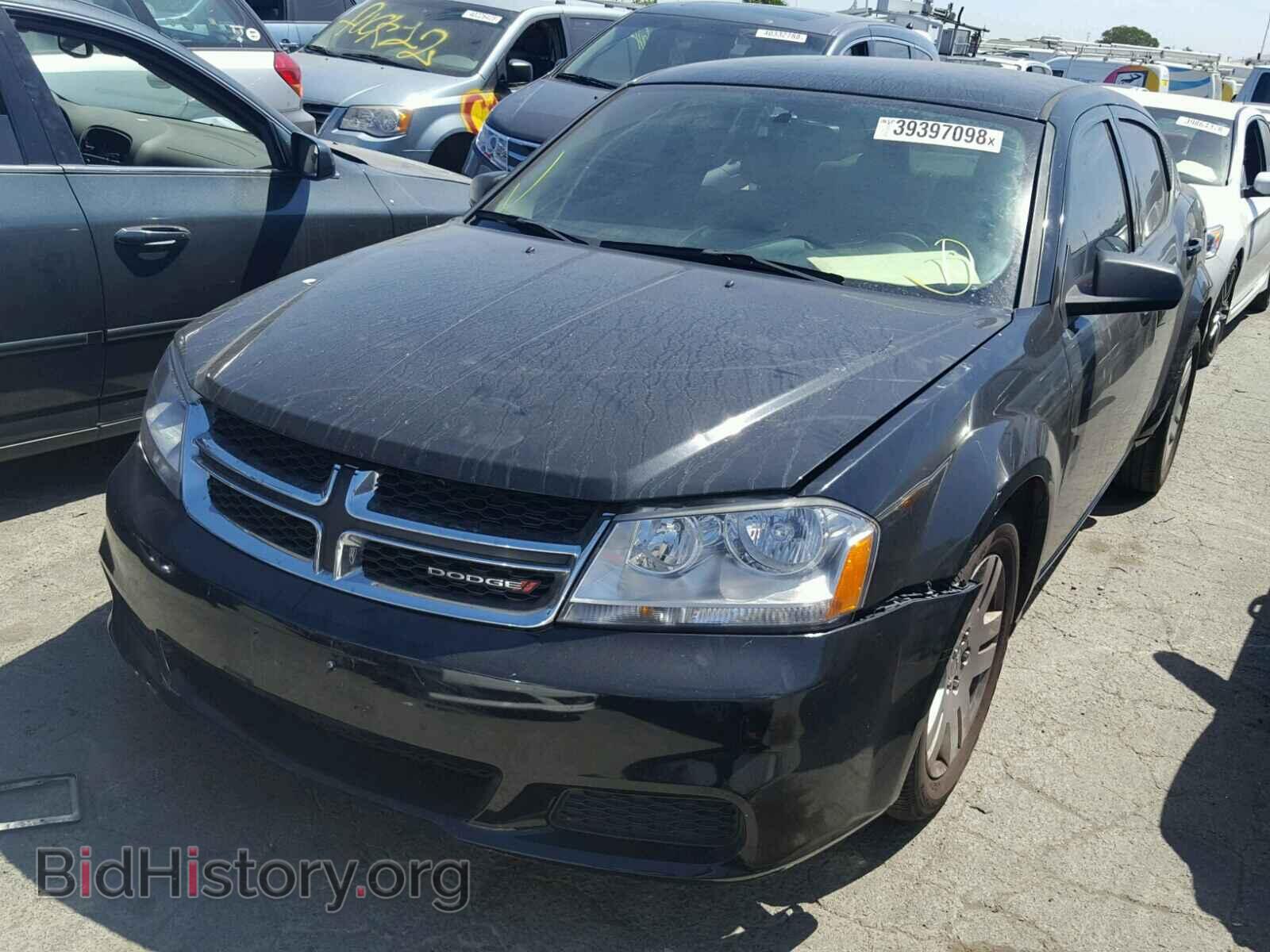 2014 DODGE AVENGER - VIN: 1C3CDZAB7EN187497 - Фото 2