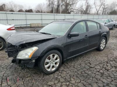 2008 Nissan MAXIMA SE, черный — VIN 1N4BA41E28C838652, Copart