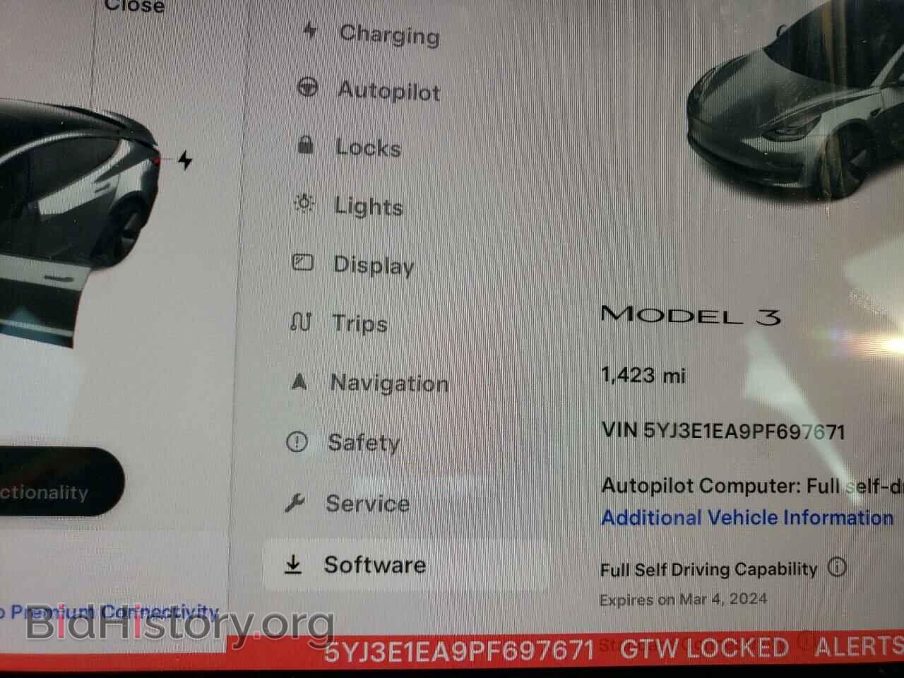 2023 TESLA MODEL 3 - VIN: 5YJ3E1EA9PF697671 - Photo 9