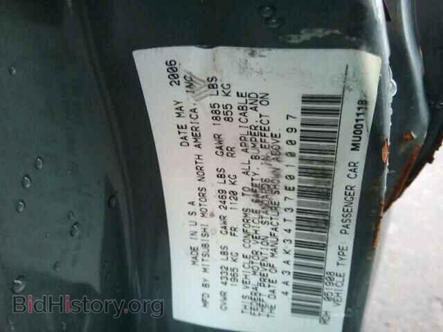 2007 MITSUBISHI ECLIPSE - VIN: 4A3AK34T37E010097 - Photo 9