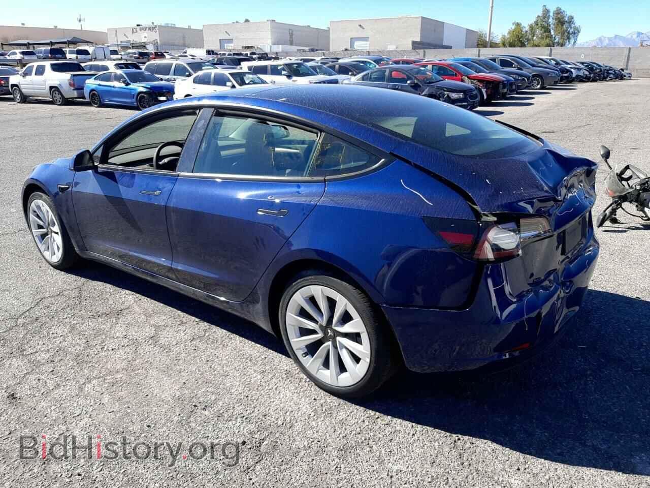 2022 TESLA MODEL 3 - VIN: 5YJ3E1EA2NF371904 - Фото 2