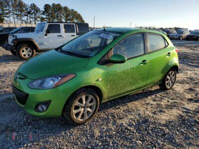 2013 Mazda 2 MAZDA2, зеленый — VIN JM1DE1LY2D0153608, Copart