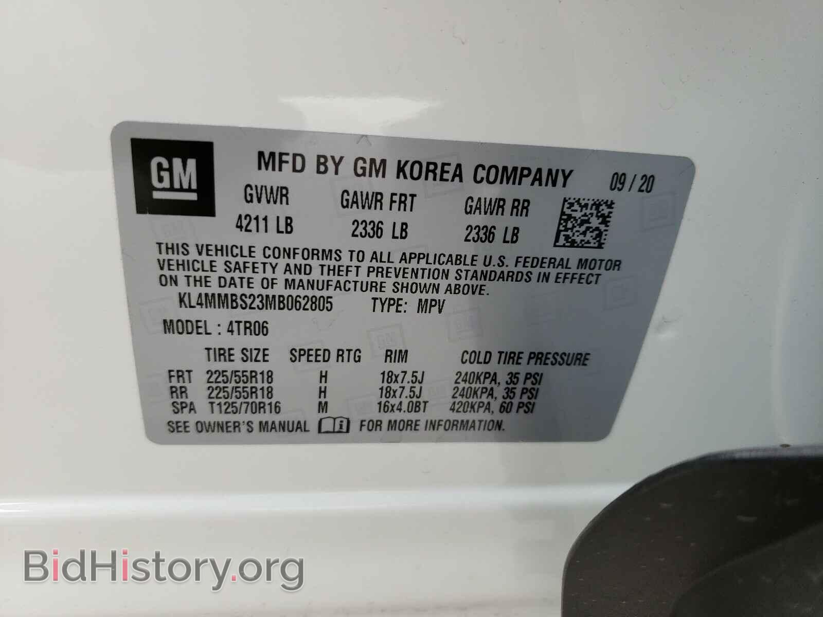 2021 BUICK ENCORE - VIN: KL4MMBS23MB062805 - Photo 10