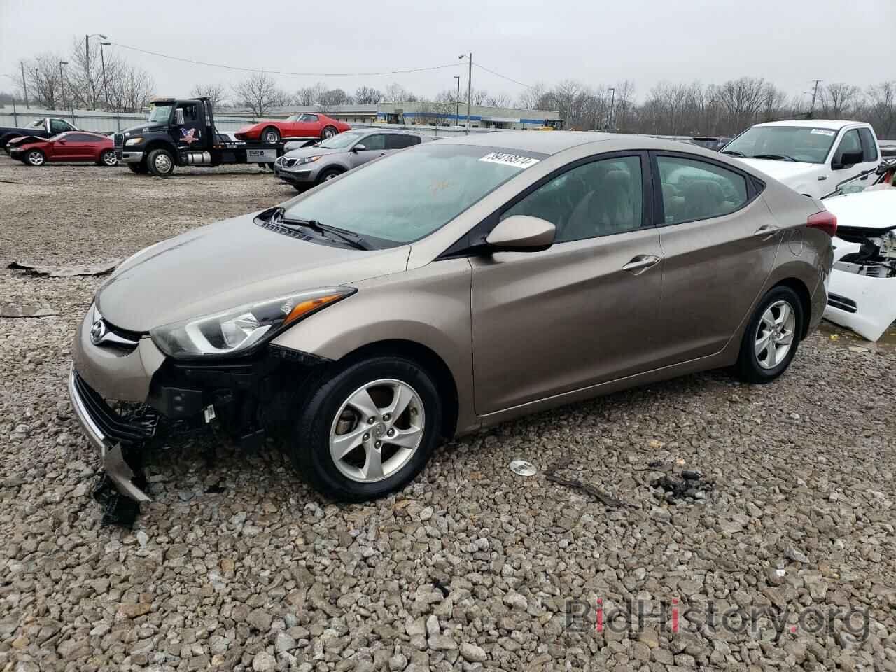 Photo 5NPDH4AE0EH462354 - HYUNDAI ELANTRA 2014