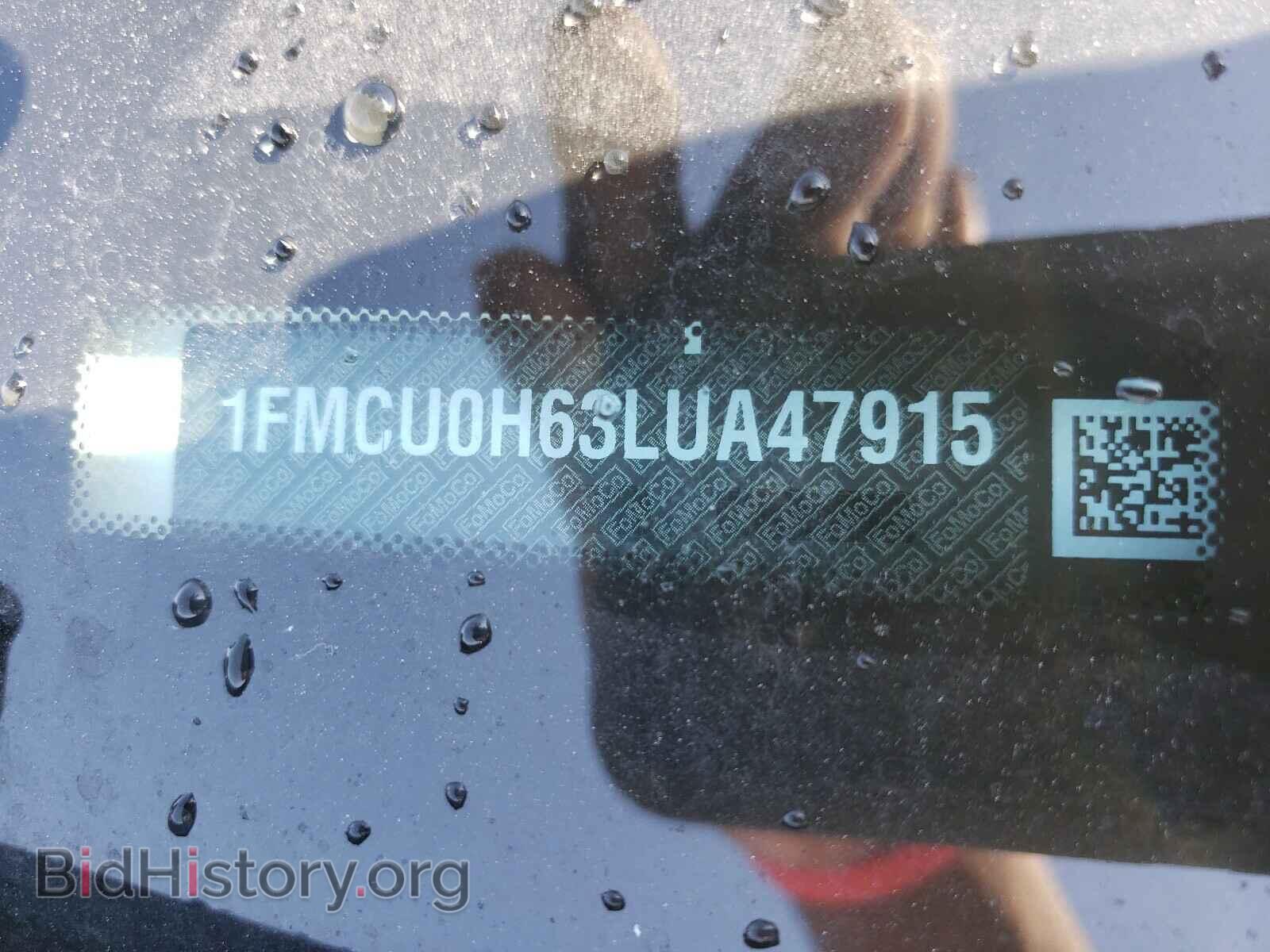 2020 FORD ESCAPE - VIN: 1FMCU0H63LUA47915 - Фото 10