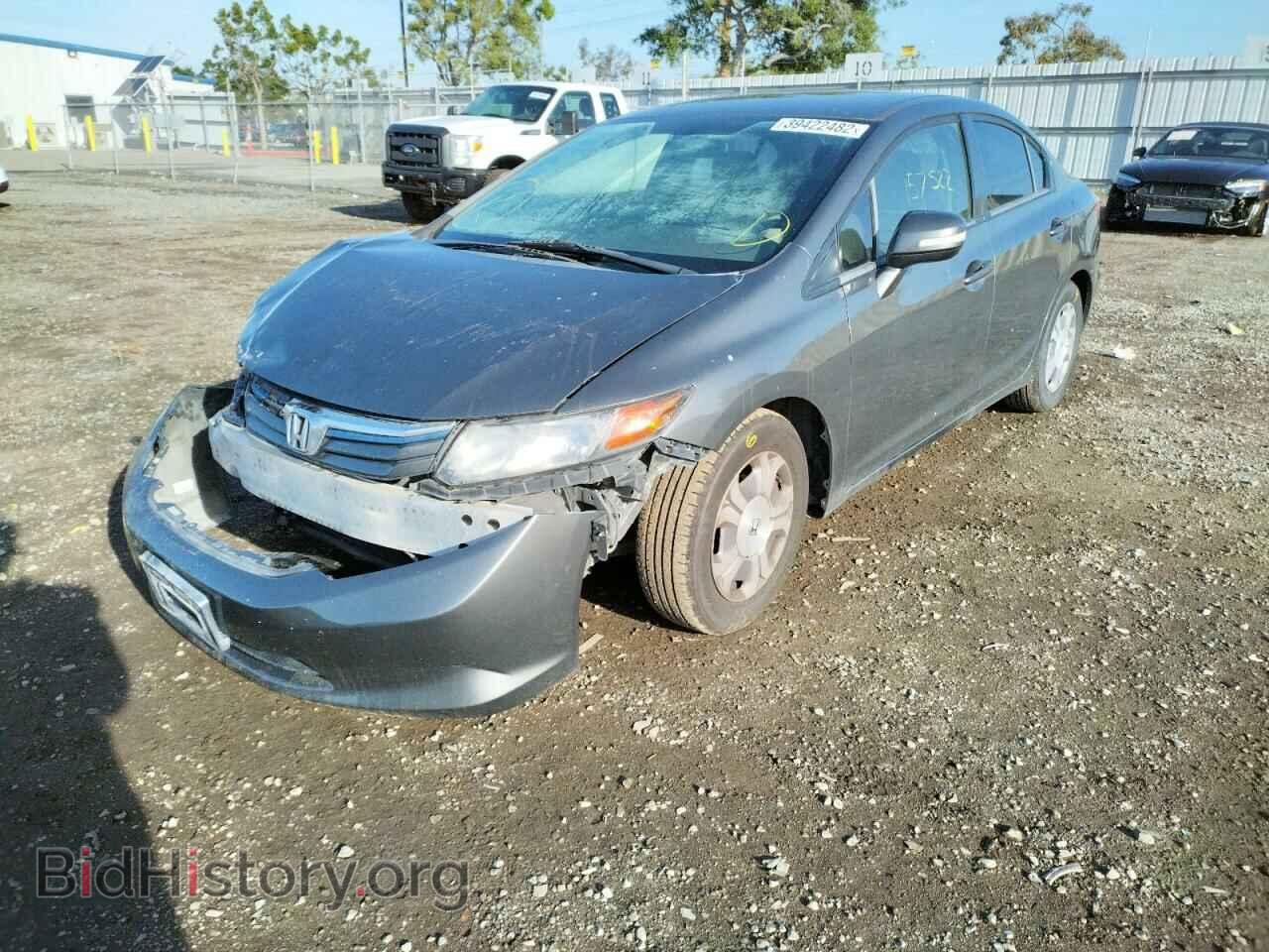 2012 HONDA CIVIC - VIN: JHMFB4F21CS005770 - Фото 2