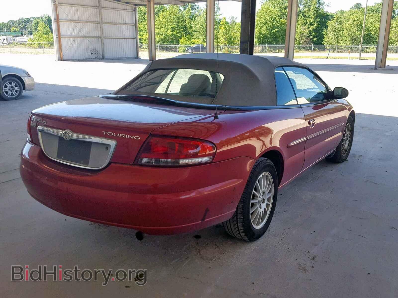2005 CHRYSLER SEBRING - VIN: 1C3EL55RX5N657355 - Фото 4