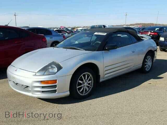 2001 MITSUBISHI ECLIPSE - VIN: 4A3AE45G01E116822 - Фото 2