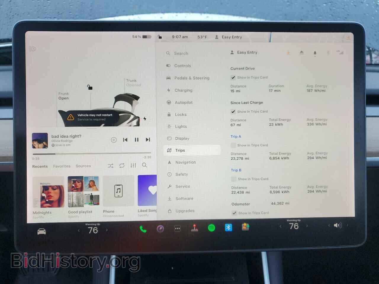 2019 TESLA MODEL 3 - VIN: 5YJ3E1EB0KF534554 - Фото 9