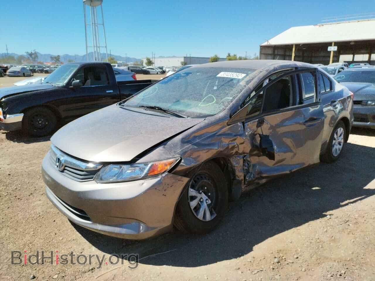 2012 HONDA CIVIC - VIN: JHMFB2F54CS003302 - Фото 2