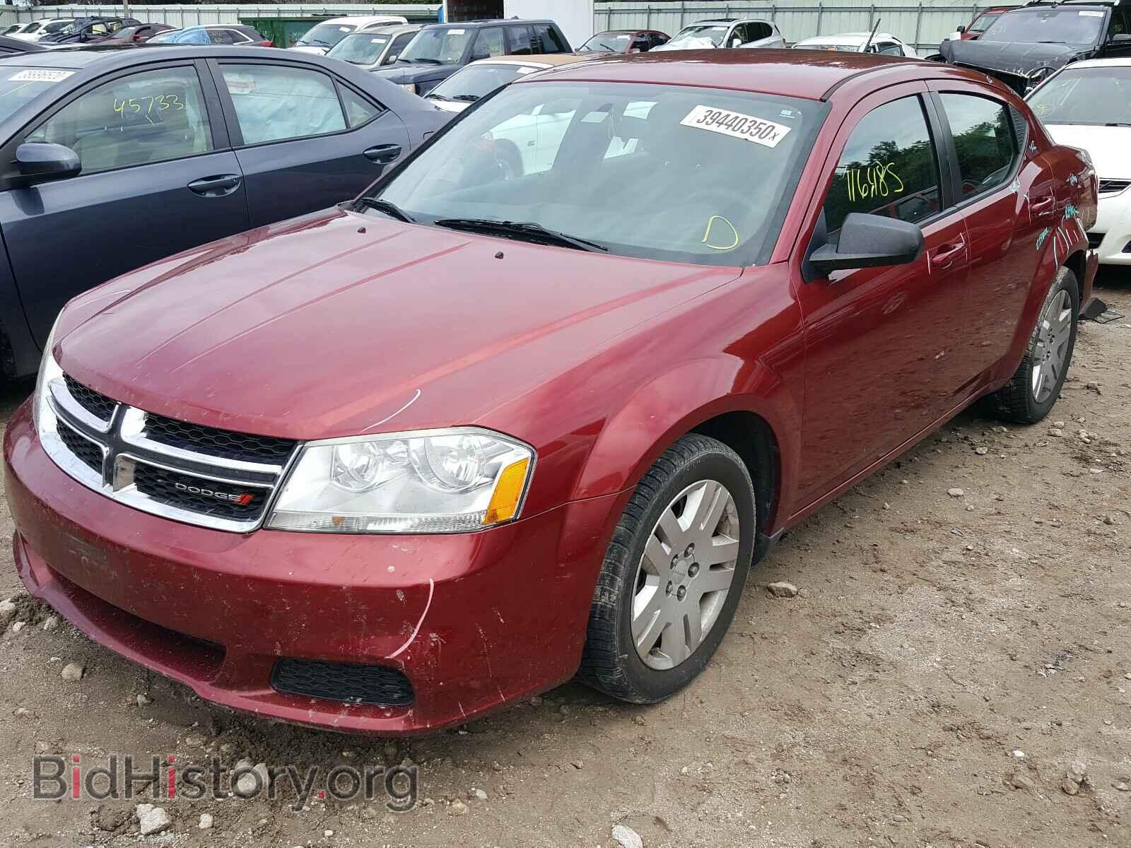 2014 DODGE AVENGER - VIN: 1C3CDZAB4EN195881 - Фото 2