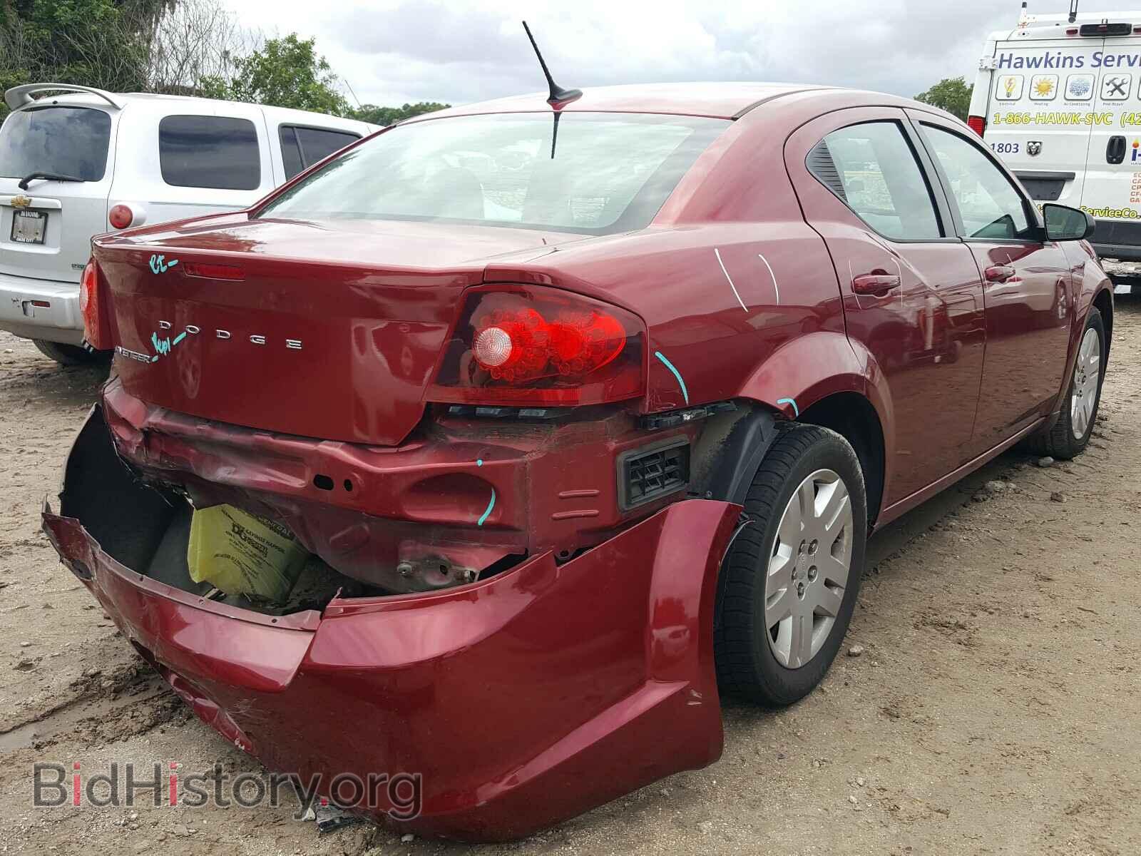 2014 DODGE AVENGER - VIN: 1C3CDZAB4EN195881 - Фото 4