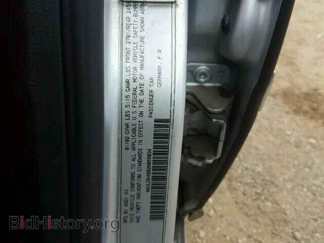 2002 AUDI A6 - VIN: WAULD64B02N088034 - Фото 10
