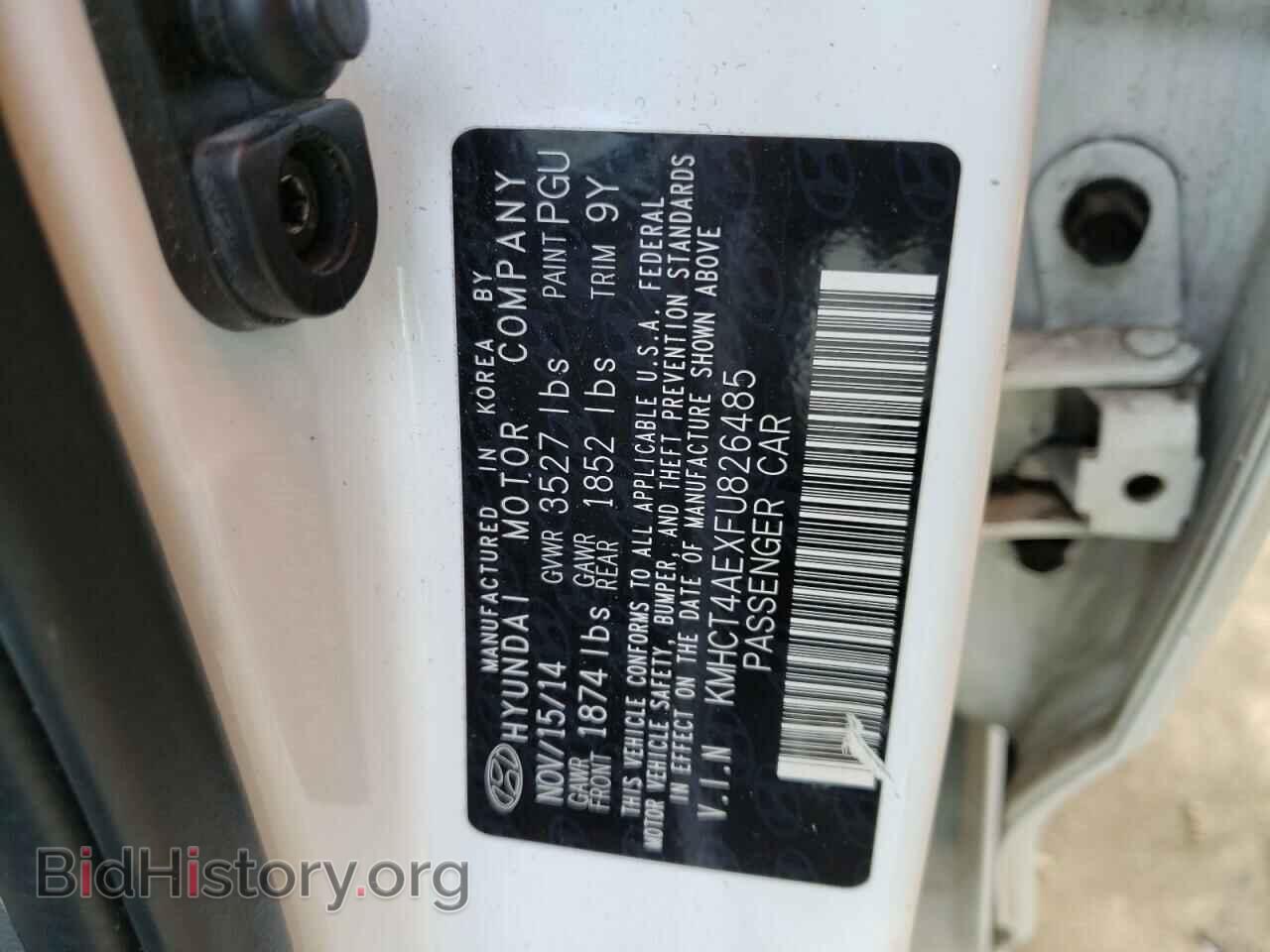 2015 HYUNDAI ACCENT - VIN: KMHCT4AEXFU826485 - Фото 10