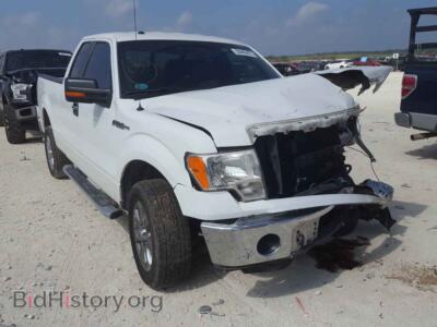 2013 Ford F150 F150 Super, white — VIN 1FTFX1CF4DFD81981, Copart
