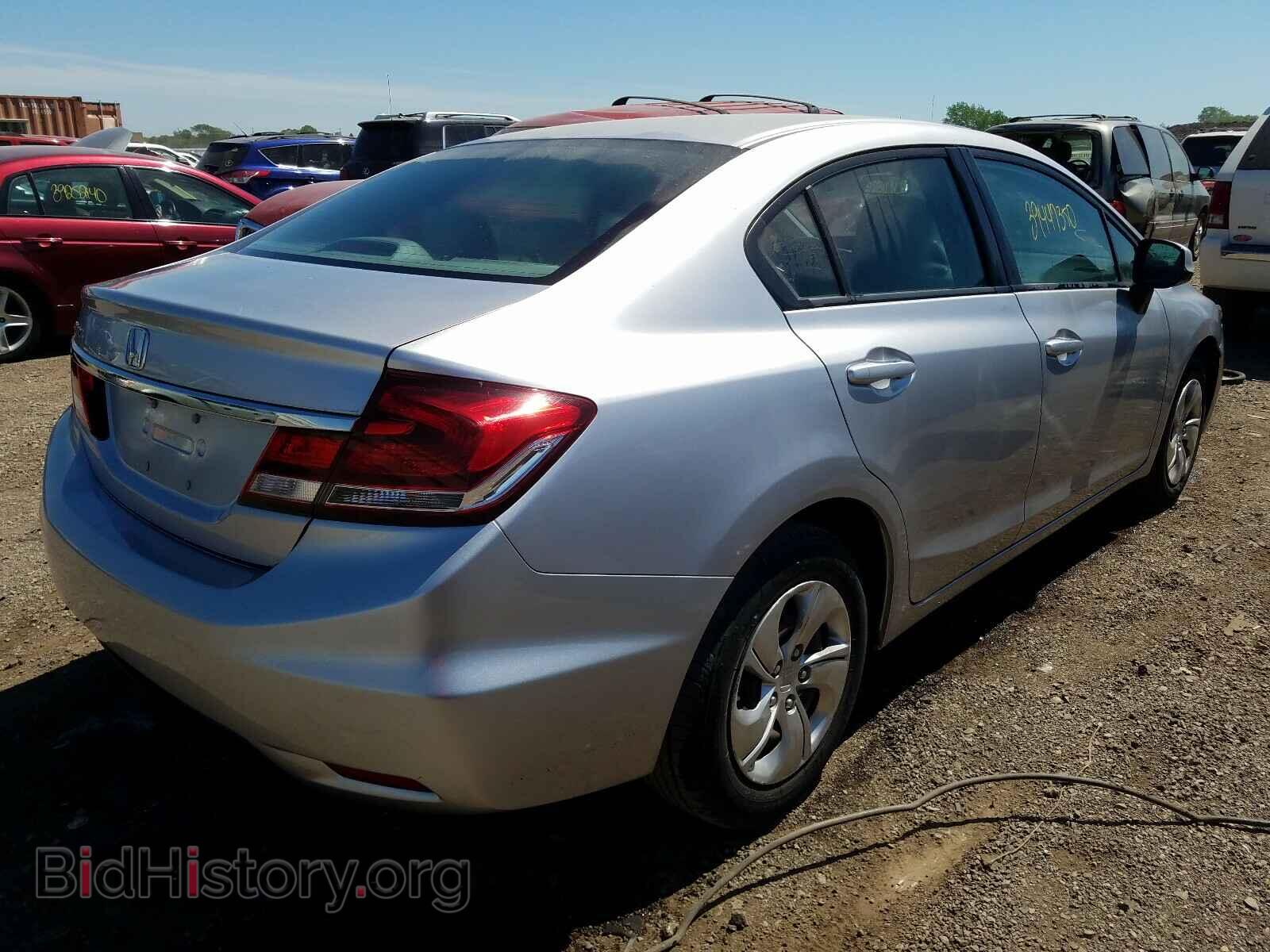 2013 HONDA CIVIC - VIN: 19XFB2F50DE051384 - Фото 4