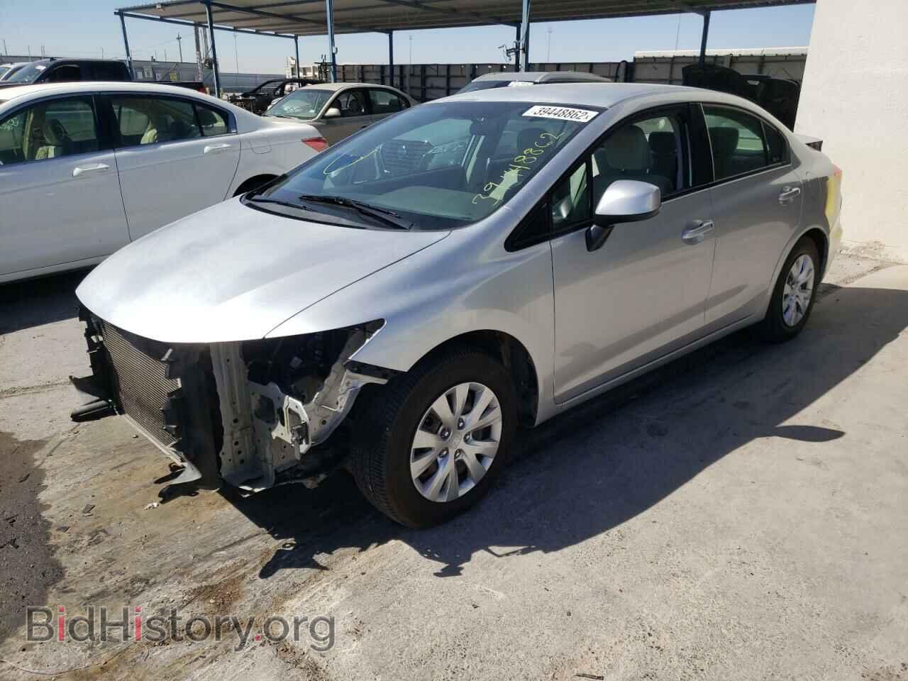 2012 HONDA CIVIC - VIN: 2HGFB2F57CH327855 - Фото 2