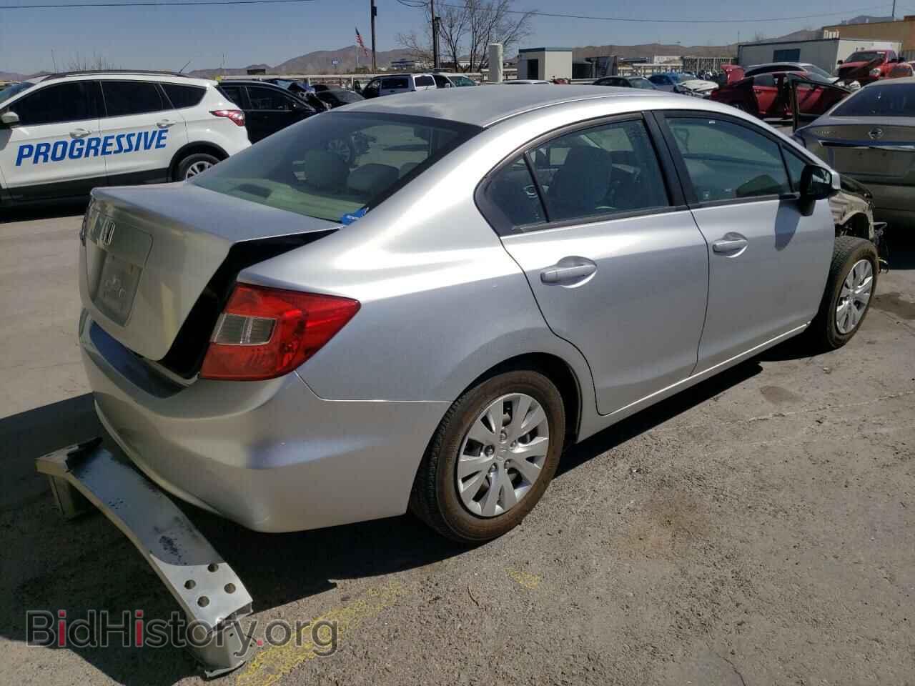 2012 HONDA CIVIC - VIN: 2HGFB2F57CH327855 - Фото 4