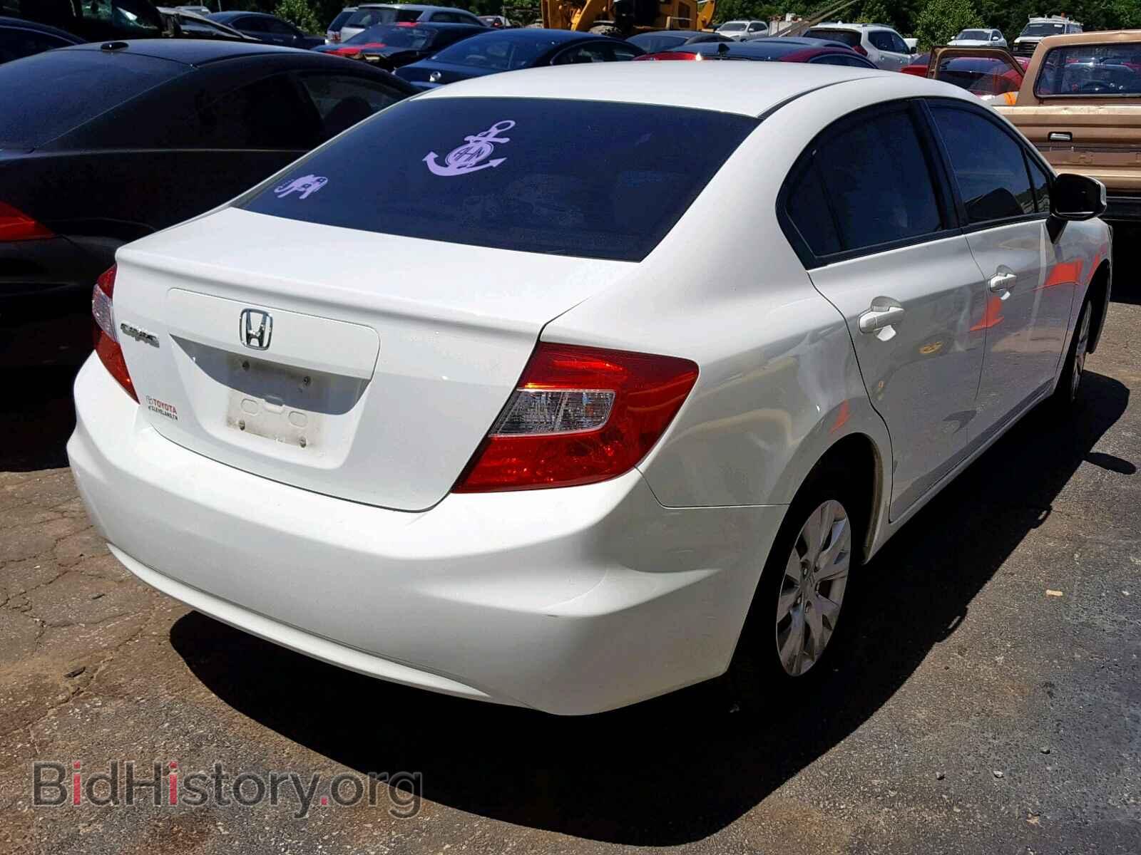2012 HONDA CIVIC LX - VIN: 19XFB2F55CE104742 - Фото 4