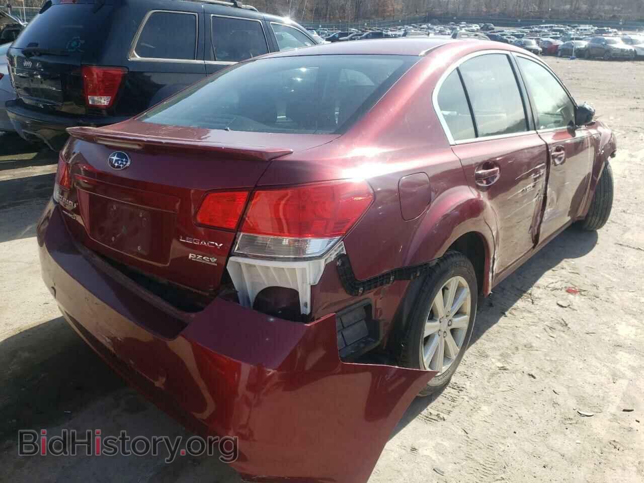 2012 SUBARU LEGACY - VIN: 4S3BMBC66C3003299 - Фото 4