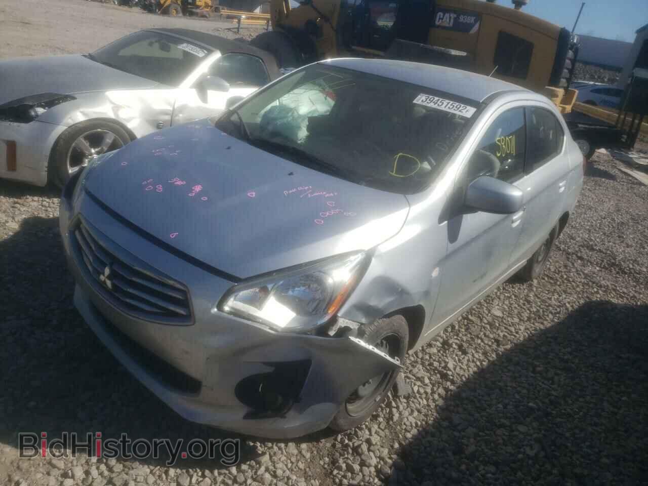 2019 MITSUBISHI MIRAGE - VIN: ML32F3FJ1KHF09517 - Фото 2