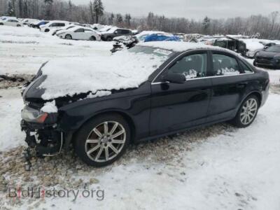 2012 Audi A4 Premium Plus, черный — VIN WAUFFAFL6CN001433, Copart