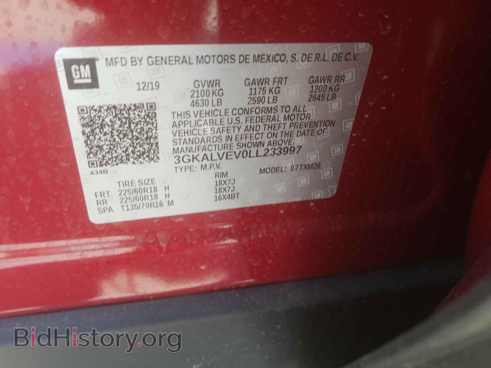 2020 GMC TERRAIN - VIN: 3GKALVEV0LL233997 - Фото 10