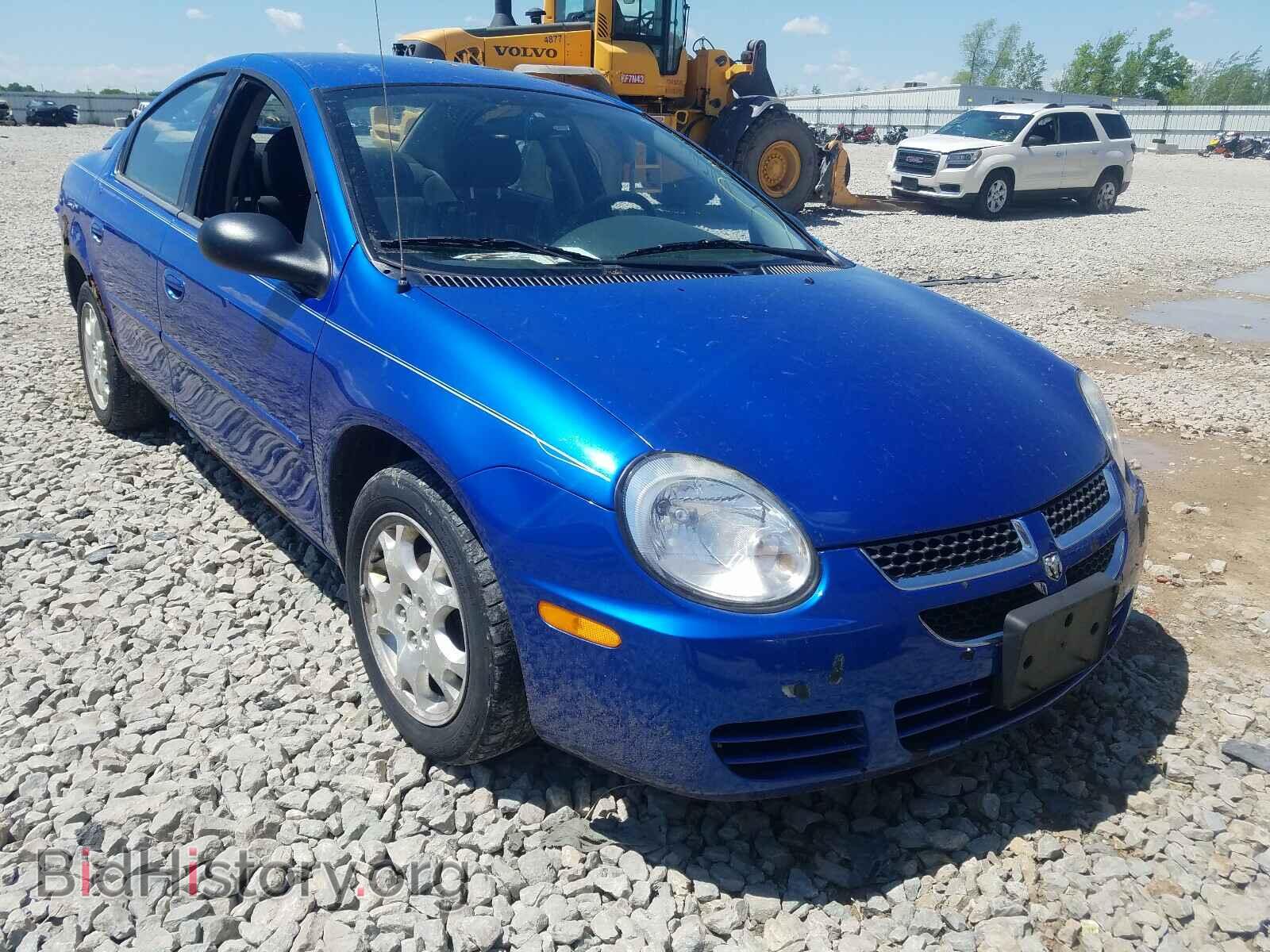 Фотография 1B3ES56CX4D607716 - DODGE NEON 2004