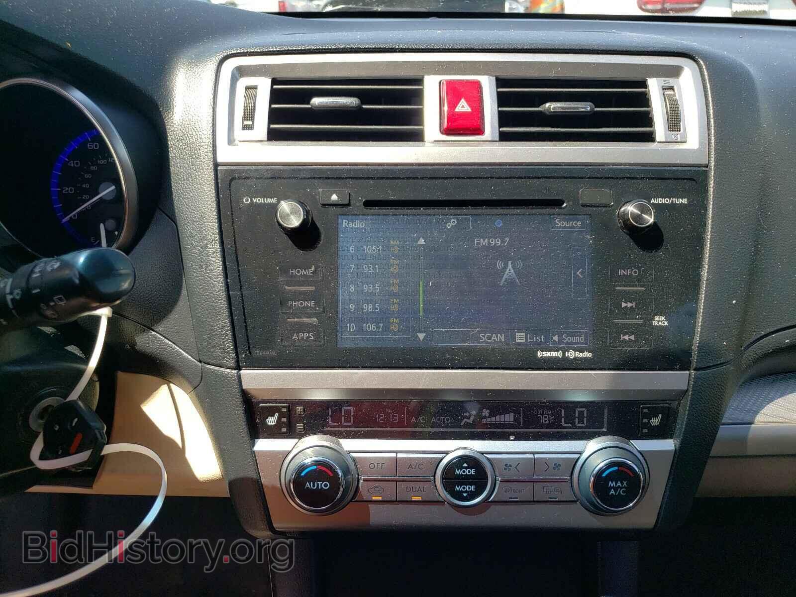 2015 SUBARU OUTBACK - VIN: 4S4BSACC7F3325682 - Фото 9