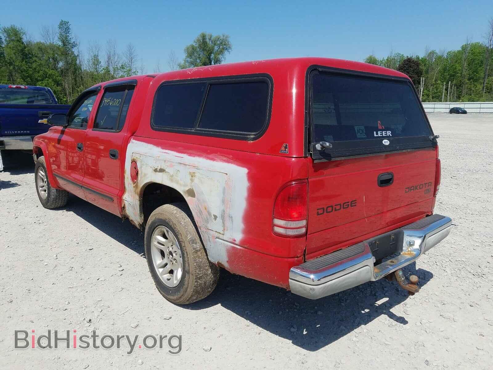 2003 DODGE DAKOTA - VIN: 1D7HL48N63S313862 - Фото 3