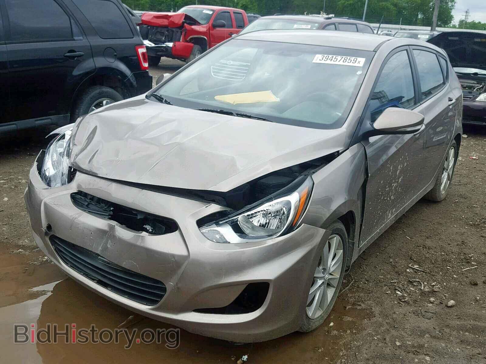 2013 HYUNDAI ACCENT - VIN: KMHCU5AE9DU061155 - Фото 2