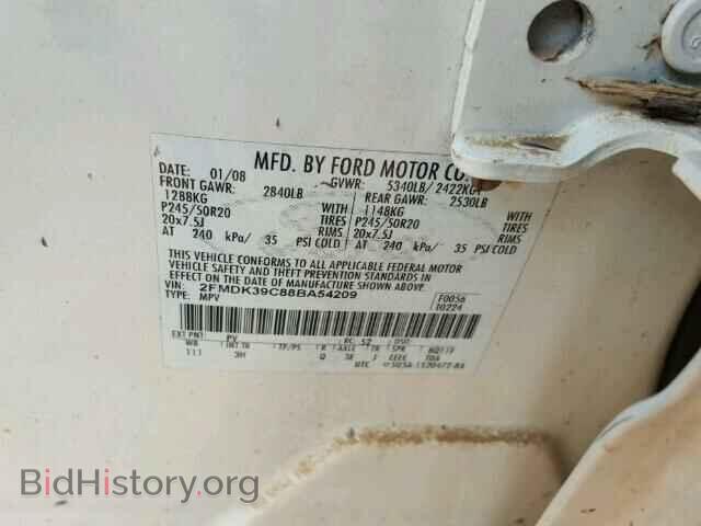2008 FORD EDGE - VIN: 2FMDK39C88BA54209 - Photo 10