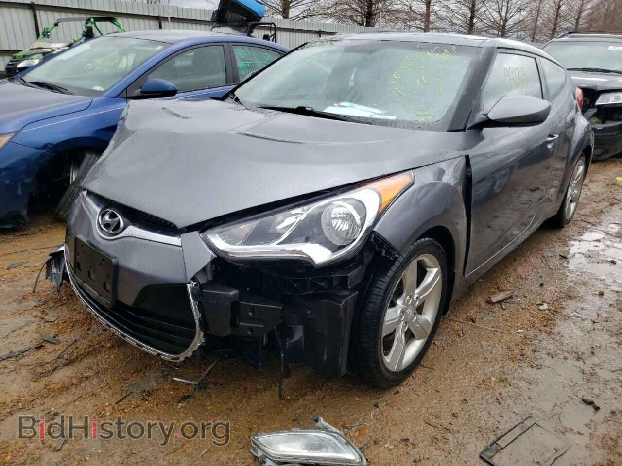 2014 HYUNDAI VELOSTER - VIN: KMHTC6AD1EU186328 - Фото 2