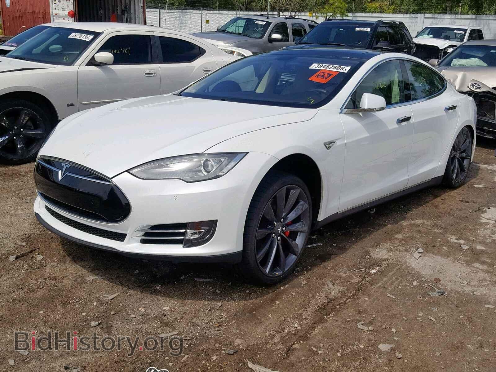 2014 TESLA MODEL S - VIN: 5YJSA1H18EFP36430 - Фото 2