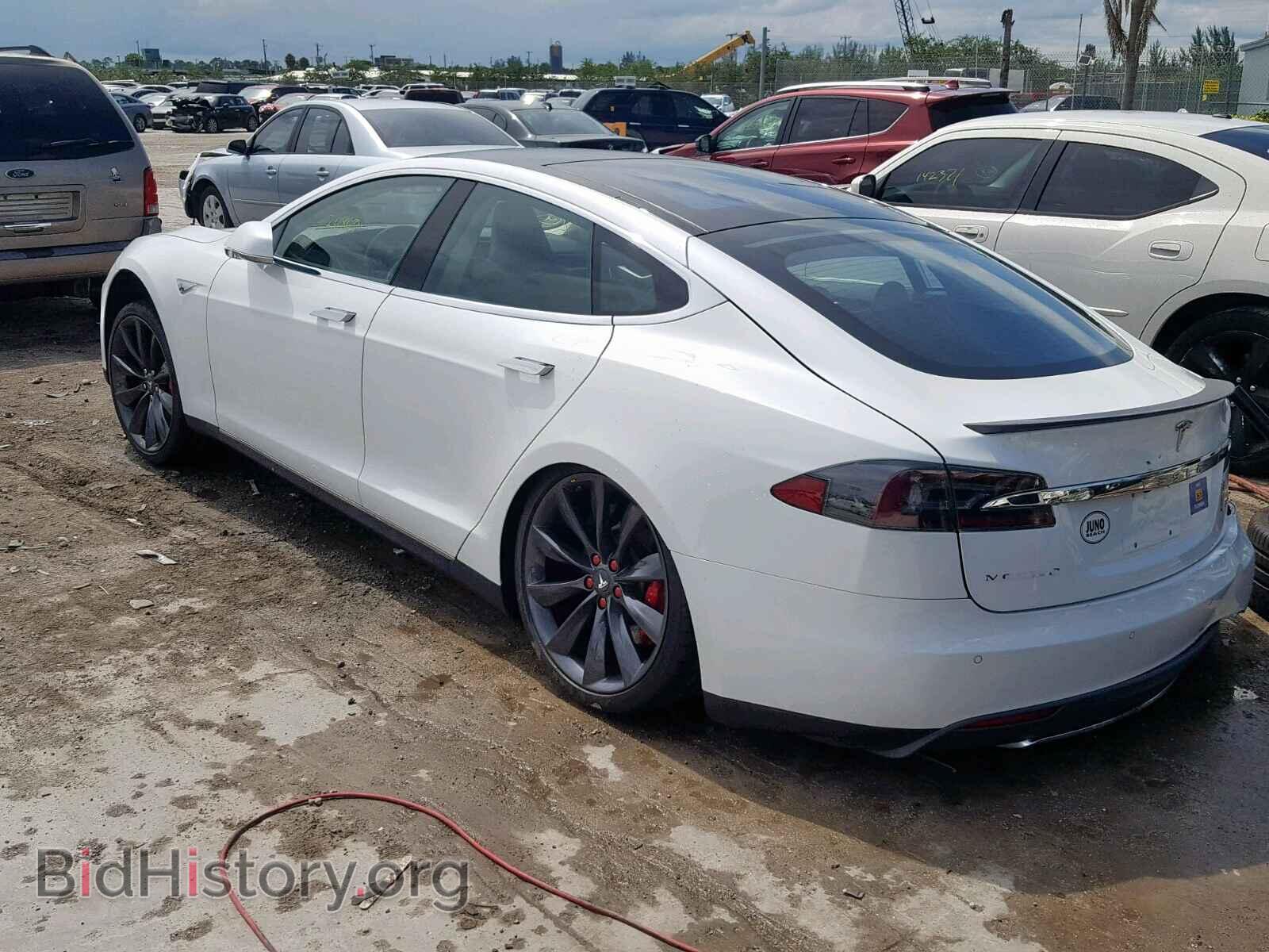 2014 TESLA MODEL S - VIN: 5YJSA1H18EFP36430 - Фото 3