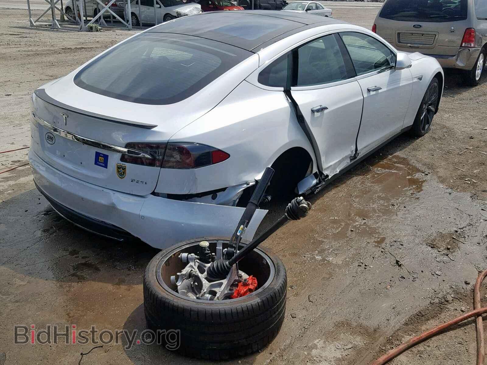 2014 TESLA MODEL S - VIN: 5YJSA1H18EFP36430 - Фото 4