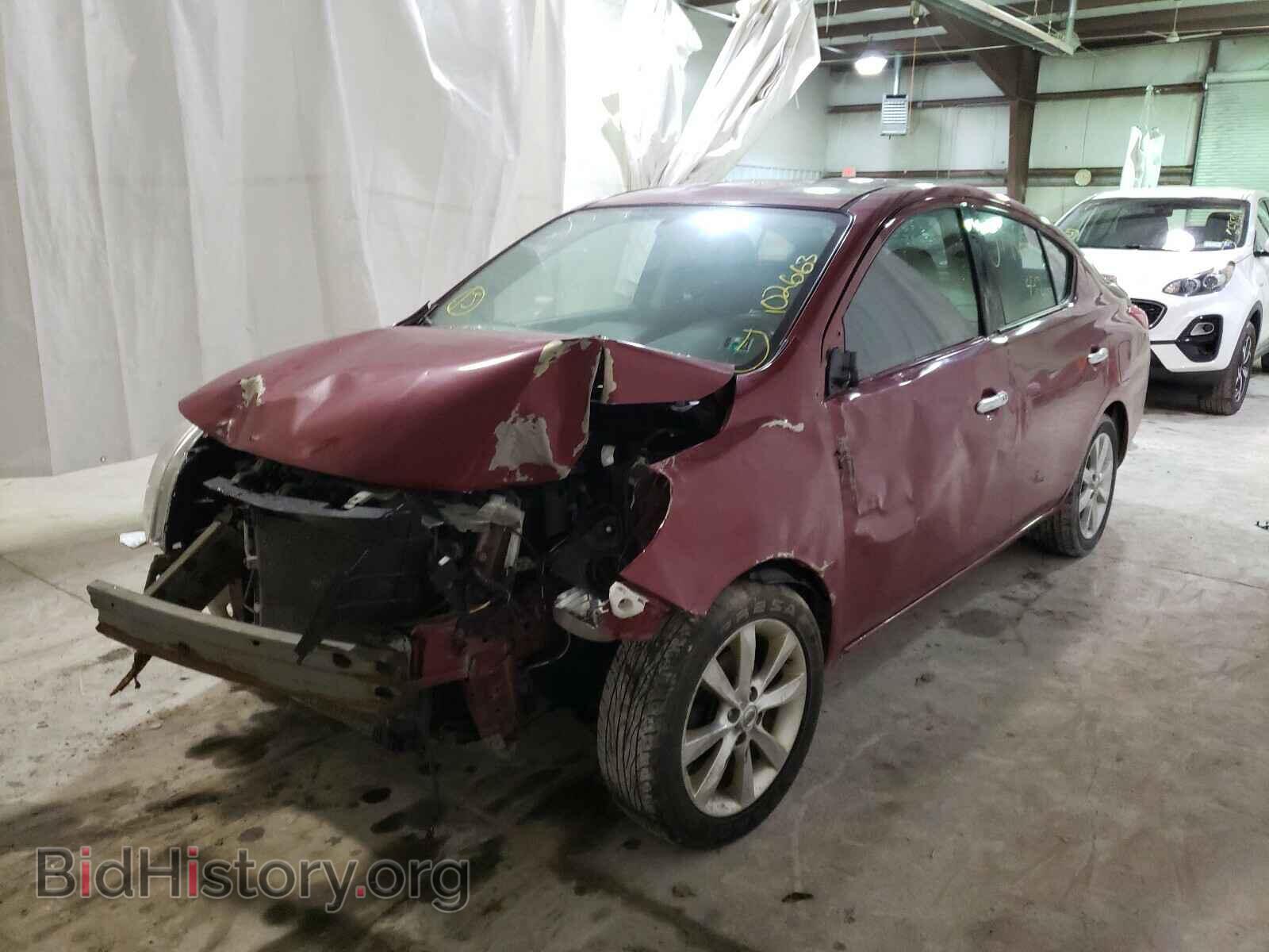2014 NISSAN VERSA - VIN: 3N1CN7AP7EL850224 - Фото 2