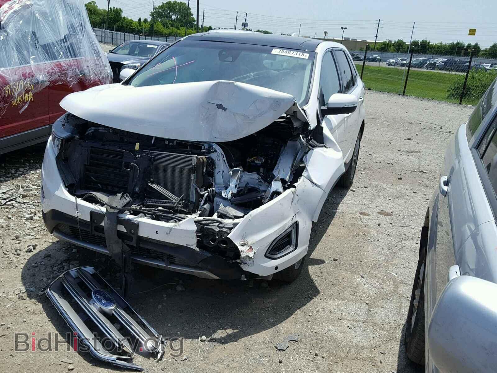 2015 FORD EDGE - VIN: 2FMPK3K93FBC16028 - Фото 2