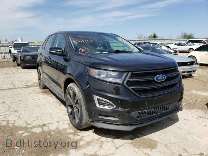 2015 Ford EDGE Edge Sport (VIN 2FMTK4AP1FBB91697) — photo 1 of 10, Copart, damage: side