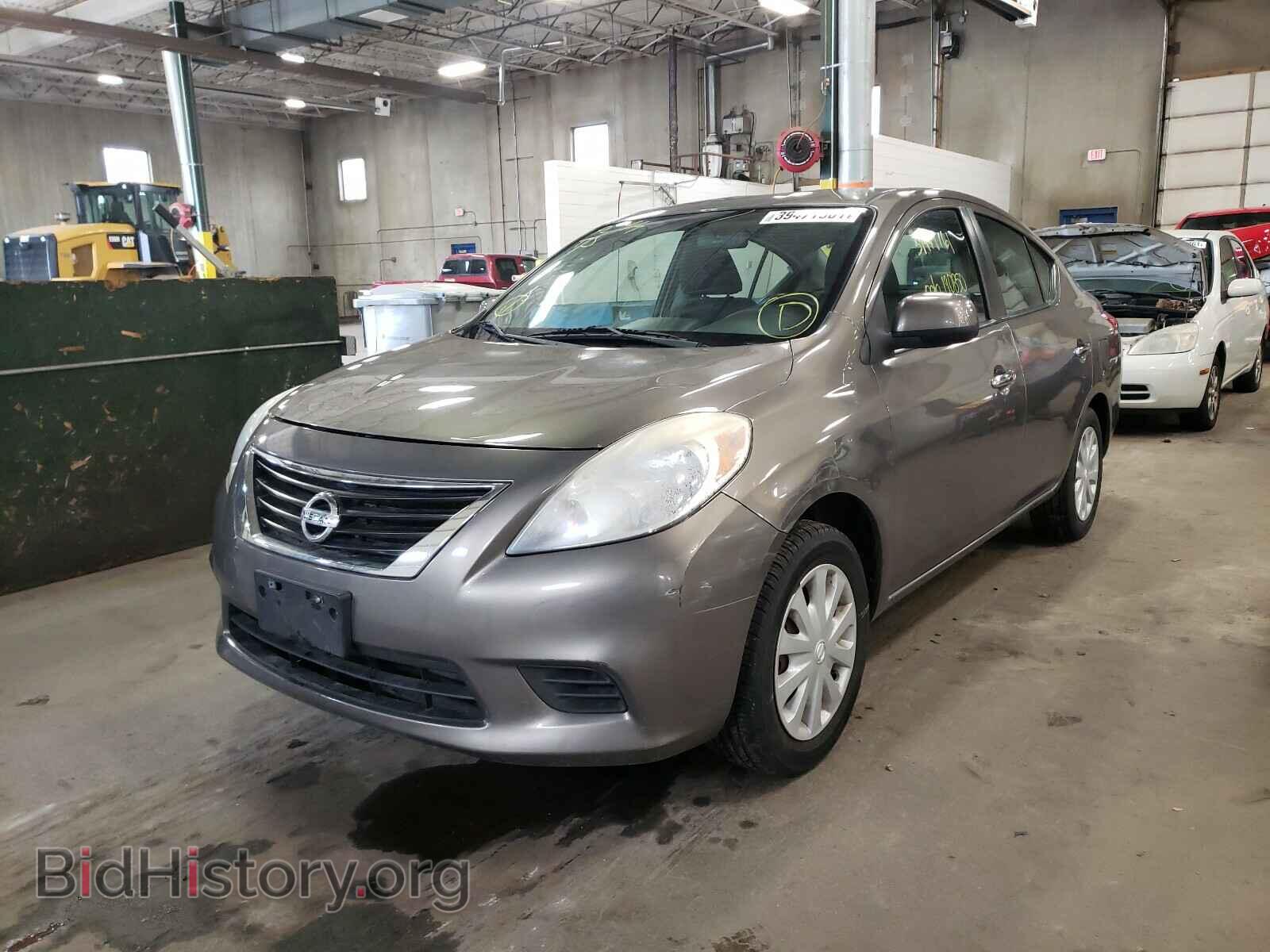 2012 NISSAN VERSA - VIN: 3N1CN7AP1CL902444 - Фото 2