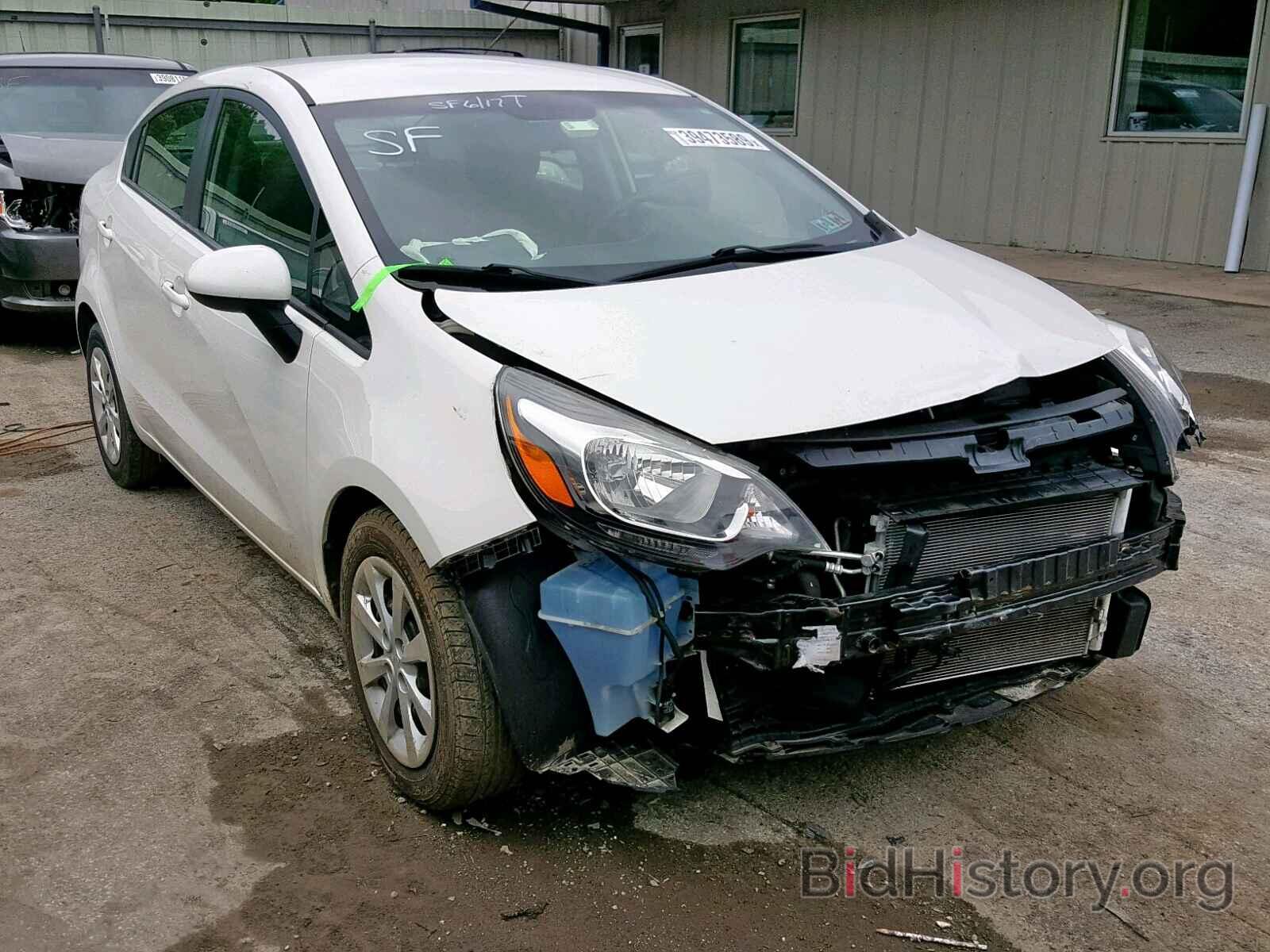 Photo KNADM4A31E6355363 - KIA RIO LX 2014