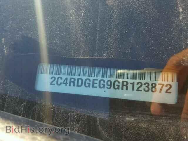 2016 DODGE CARAVAN - VIN: 2C4RDGEG9GR123872 - Фото 10