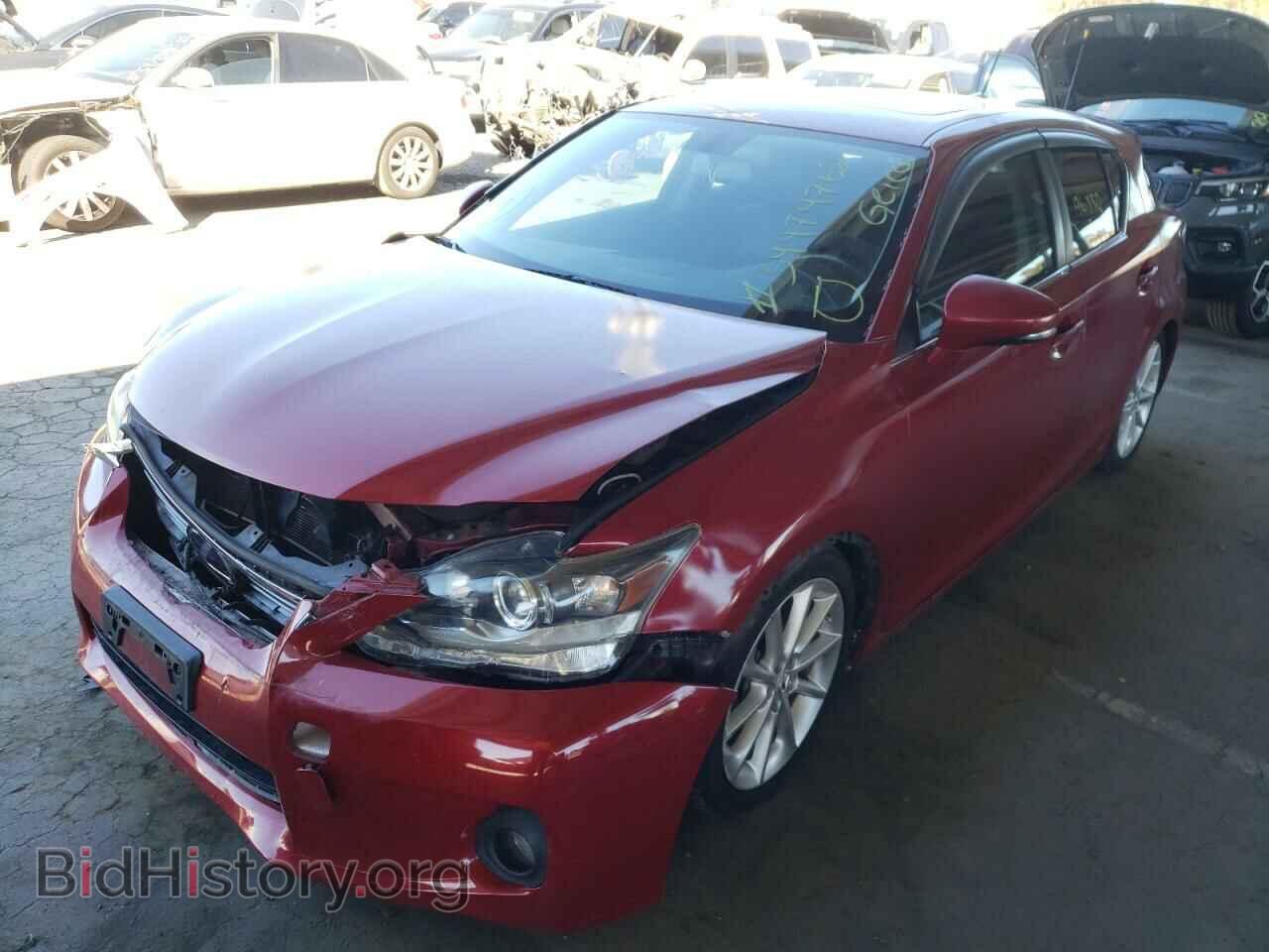 2012 LEXUS CT 200 - VIN: JTHKD5BH5C2110157 - Фото 2