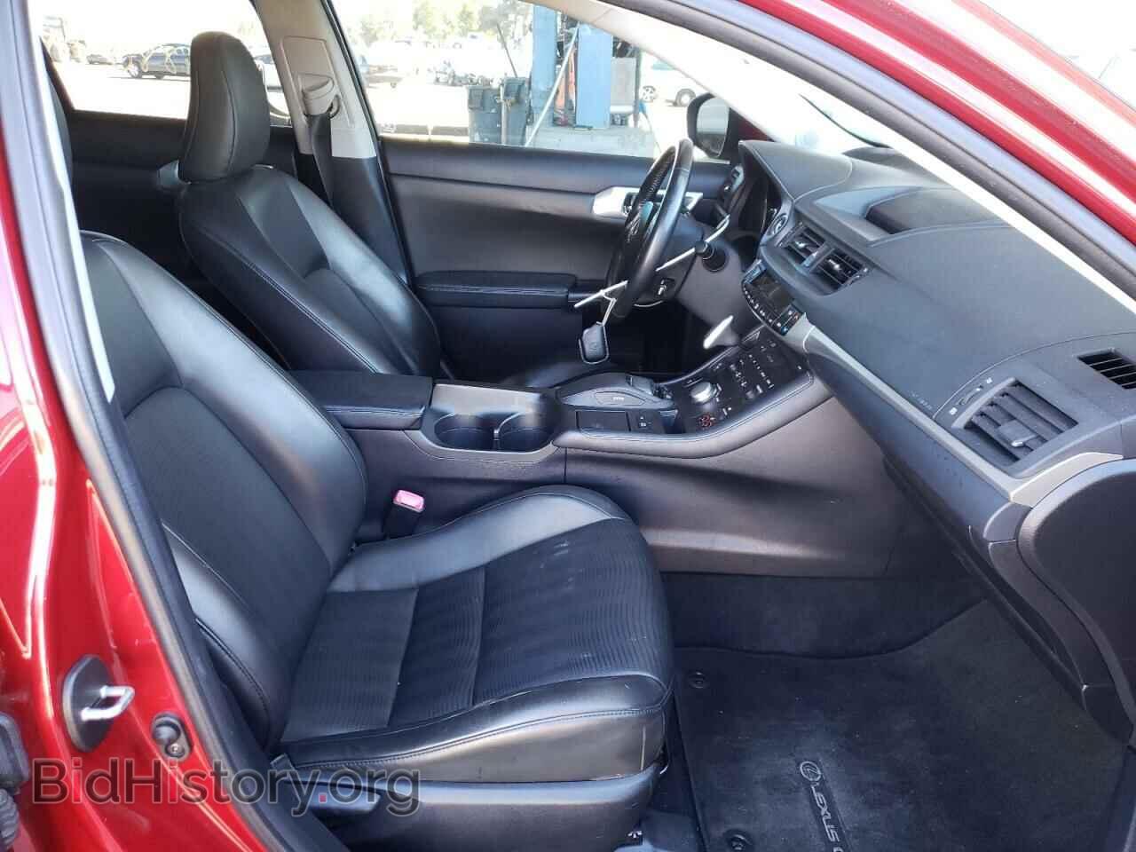 2012 LEXUS CT 200 - VIN: JTHKD5BH5C2110157 - Фото 5