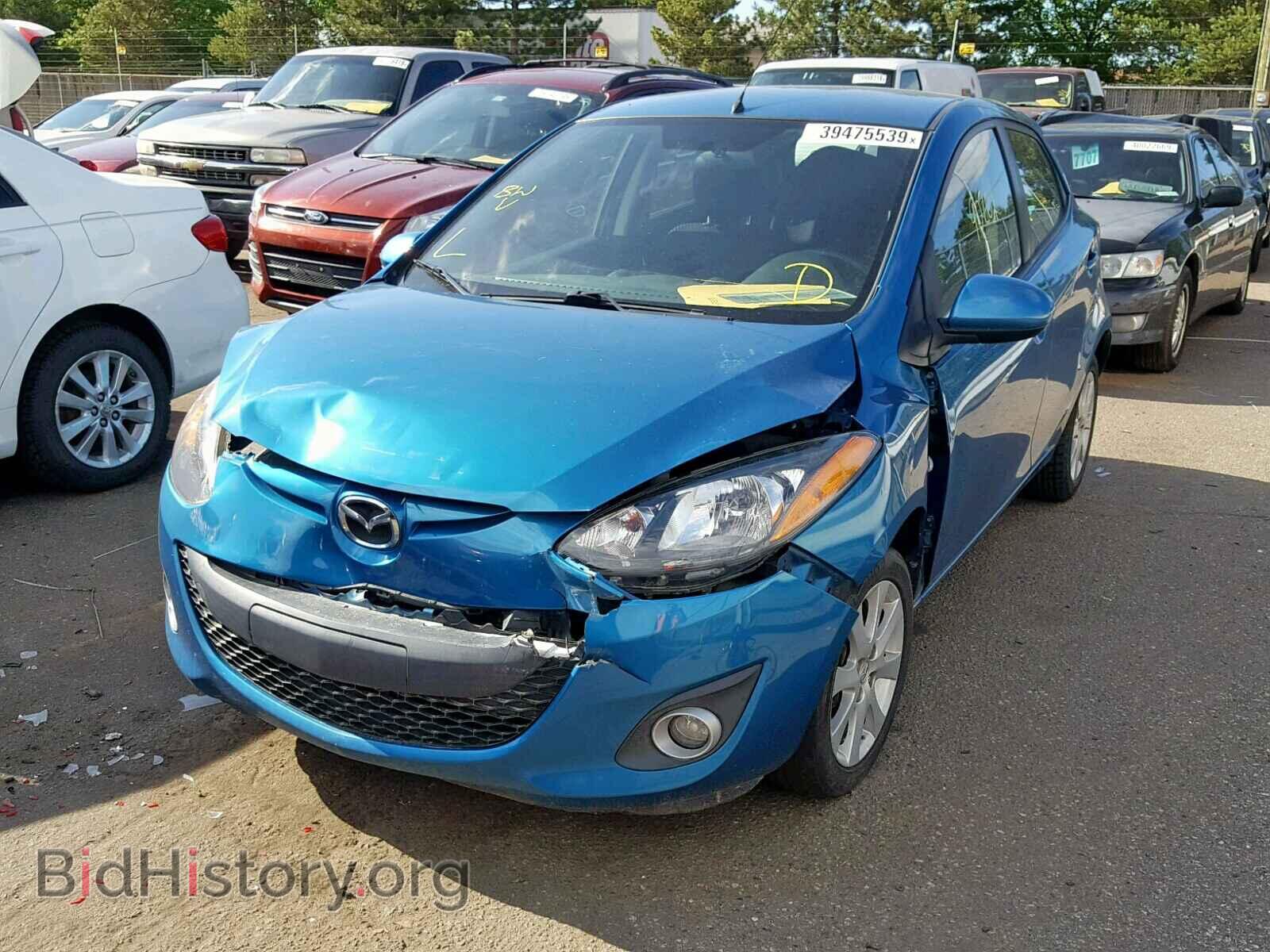 2011 MAZDA 2 - VIN: JM1DE1HYXB0130048 - Фото 2