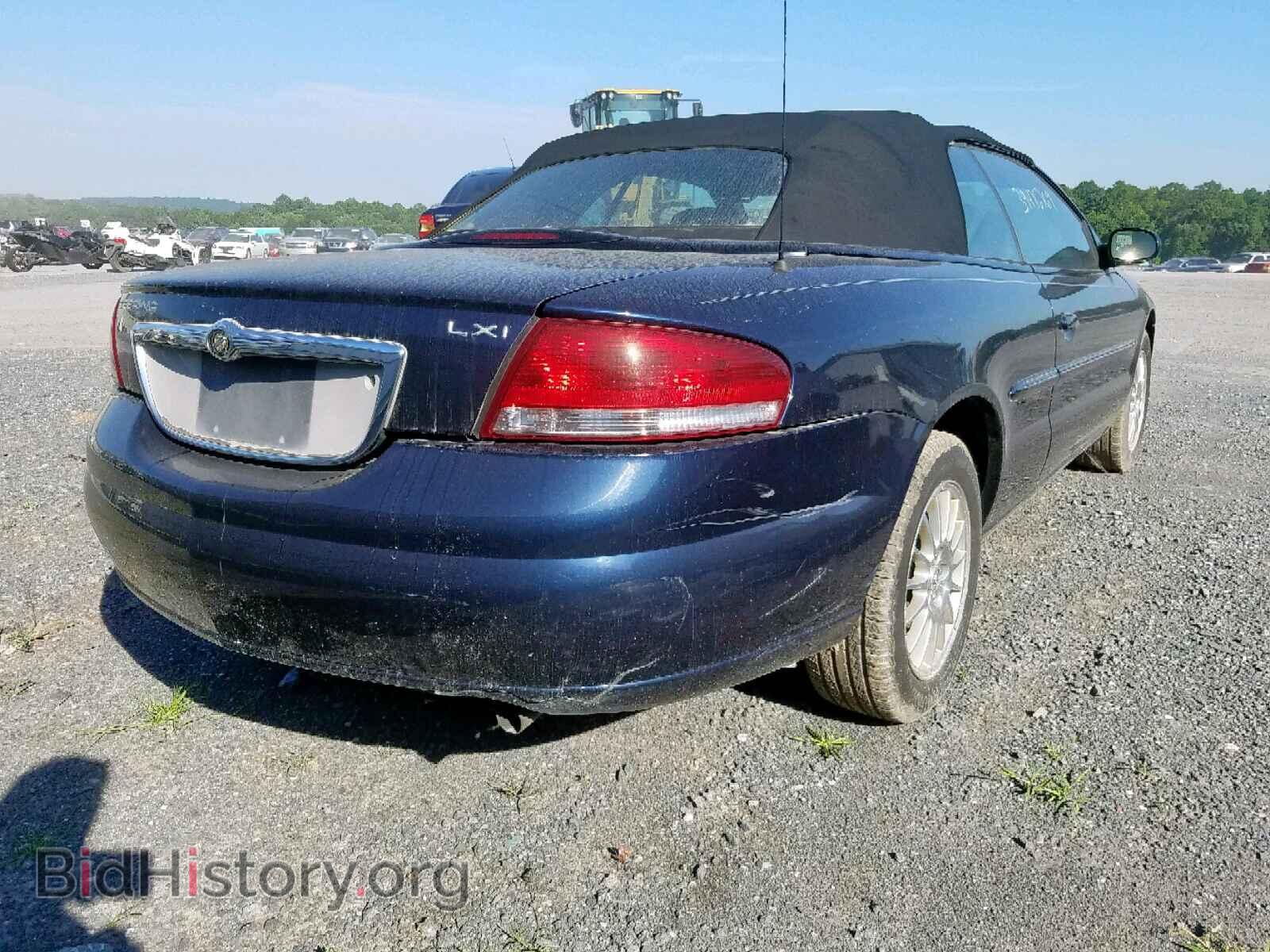 2004 CHRYSLER SEBRING - VIN: 1C3EL55RX4N127675 - Фото 4
