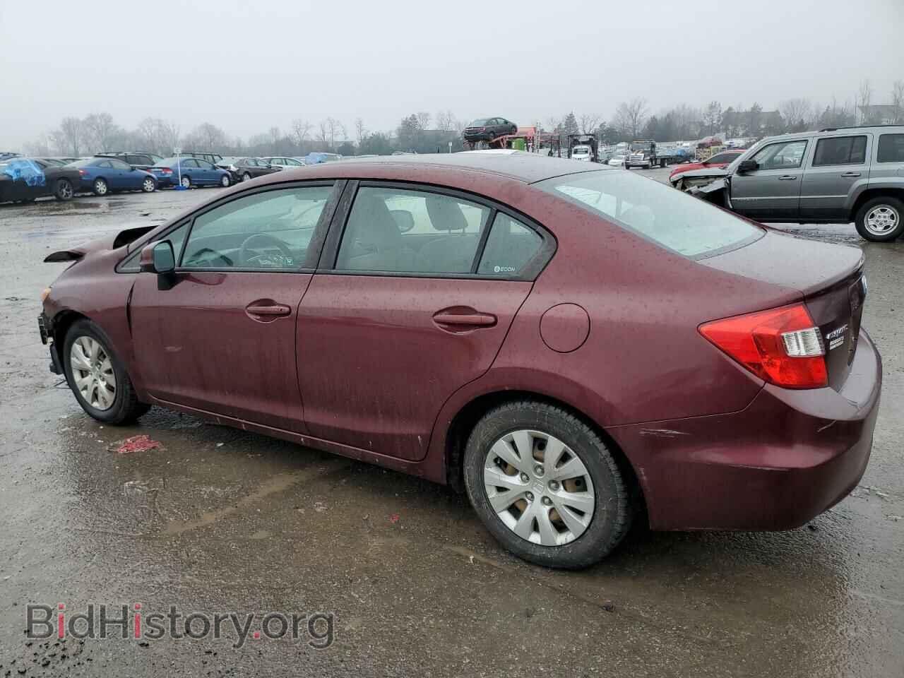 2012 HONDA CIVIC - VIN: 19XFB2F52CE360952 - Фото 2